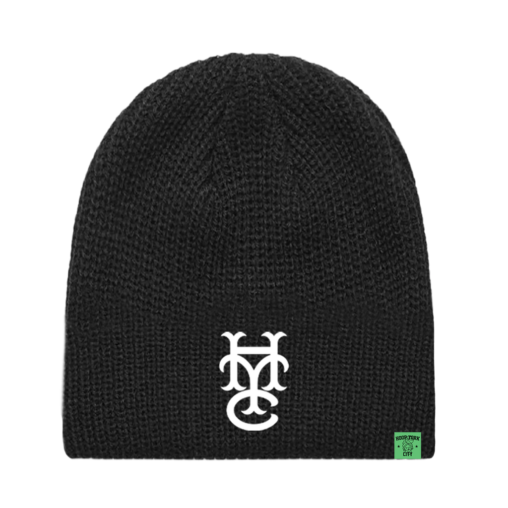 Monogram Beanie Black