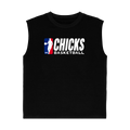 Chicks Basketball Sleeveless T-Shirt - Black