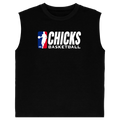Chicks Basketball Sleeveless T-Shirt - Black