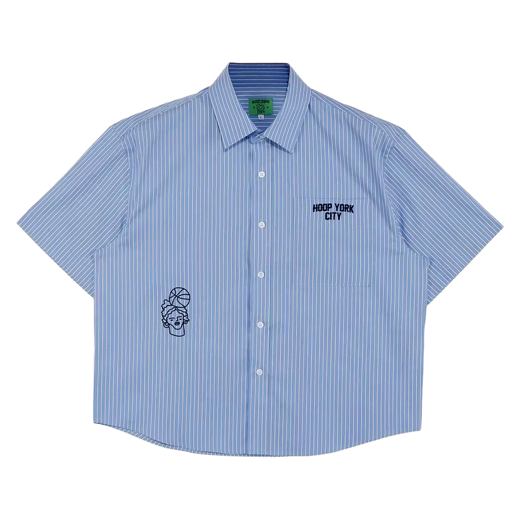 Cropped Poplin Dress Shirt