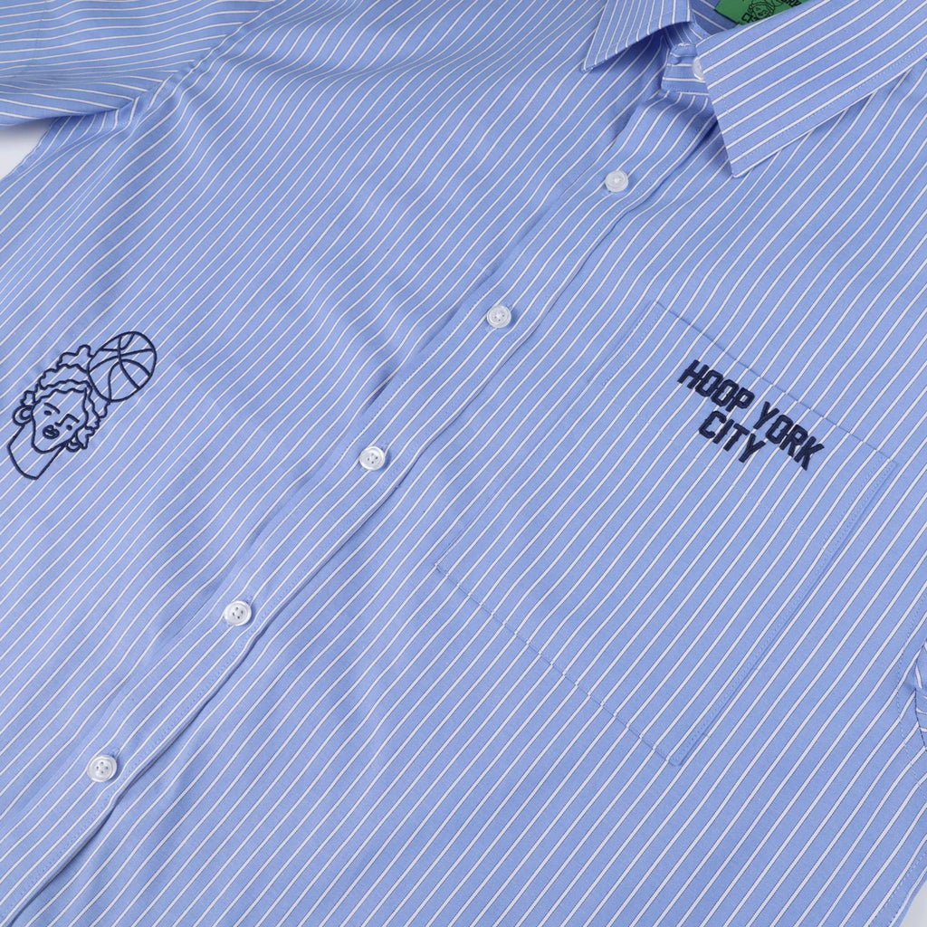Cropped Poplin Dress Shirt
