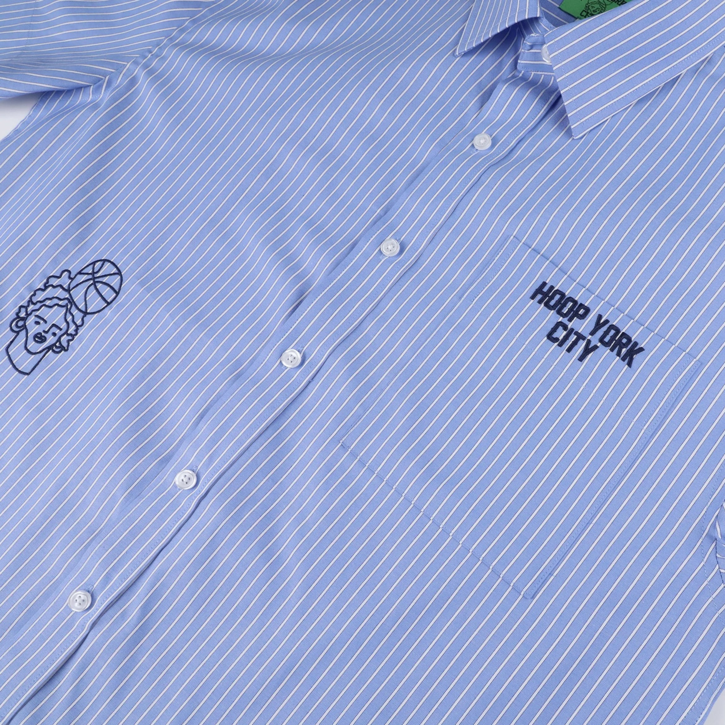 Cropped Poplin Dress Shirt