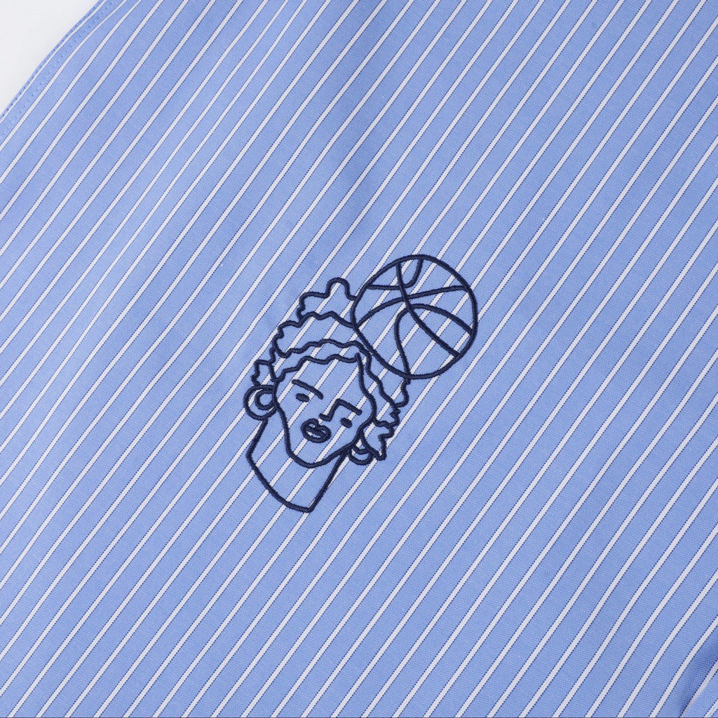 Cropped Poplin Dress Shirt