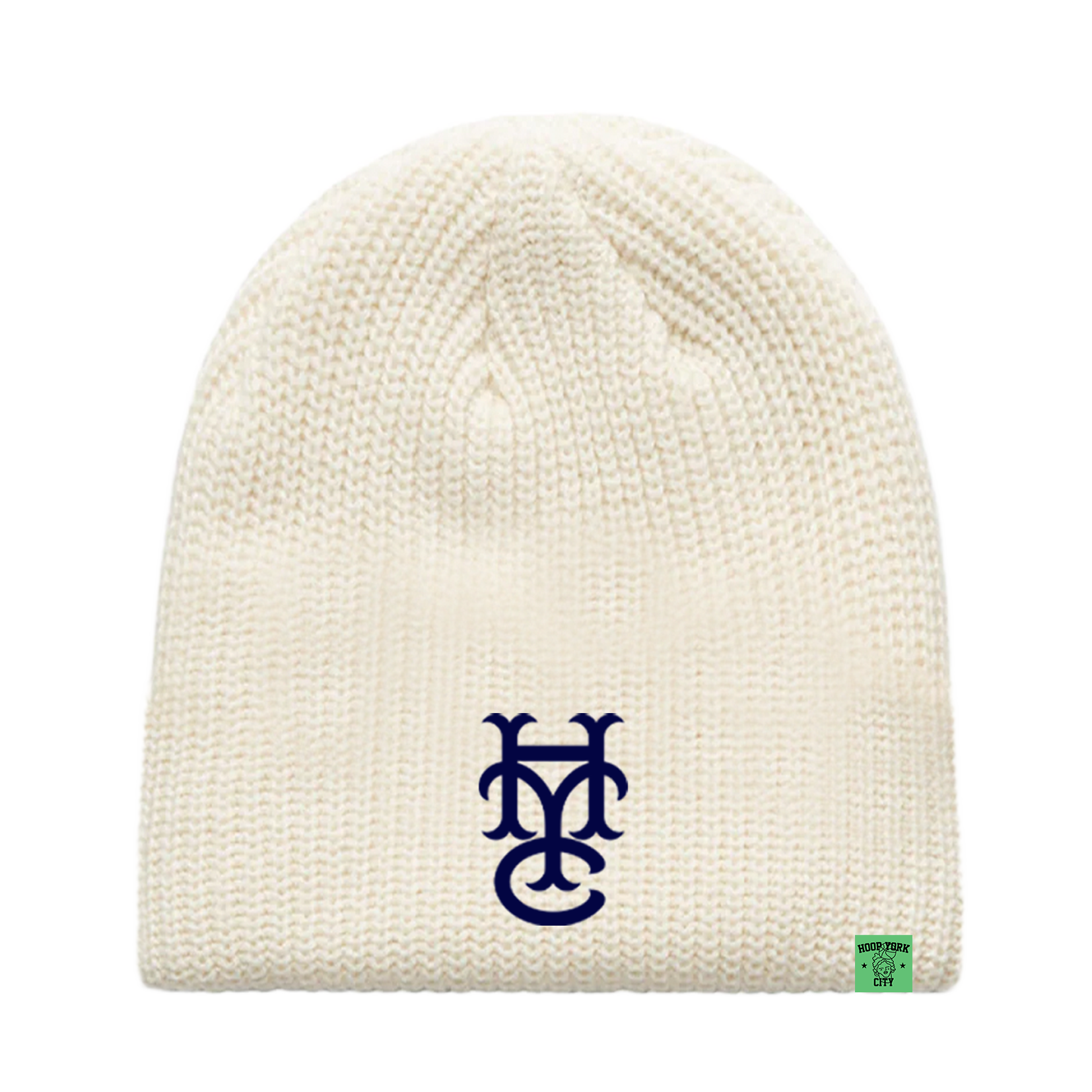 Monogram Beanie Winter White
