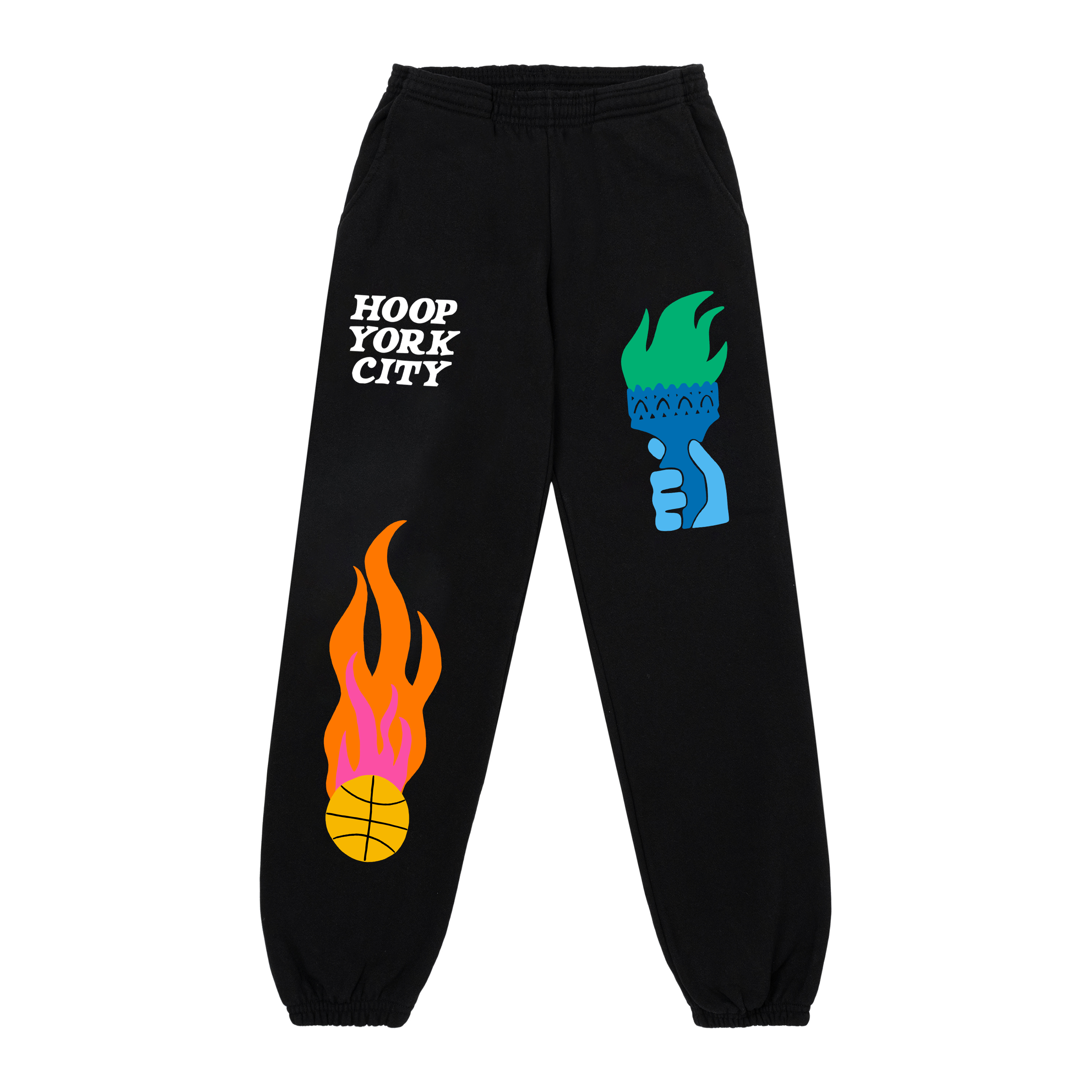 Flame Sweatpants Elastic