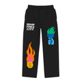 Flame Sweatpants Straight Leg